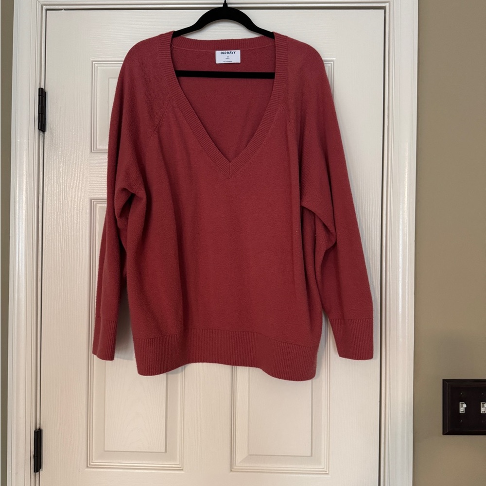 Old Navy V-Neck Sweater - Dusty Rose